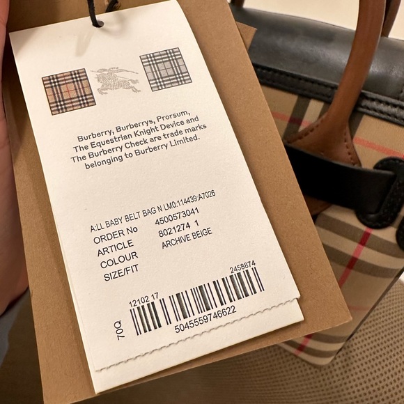 BURBERRY BAG - Picture 3 of 3